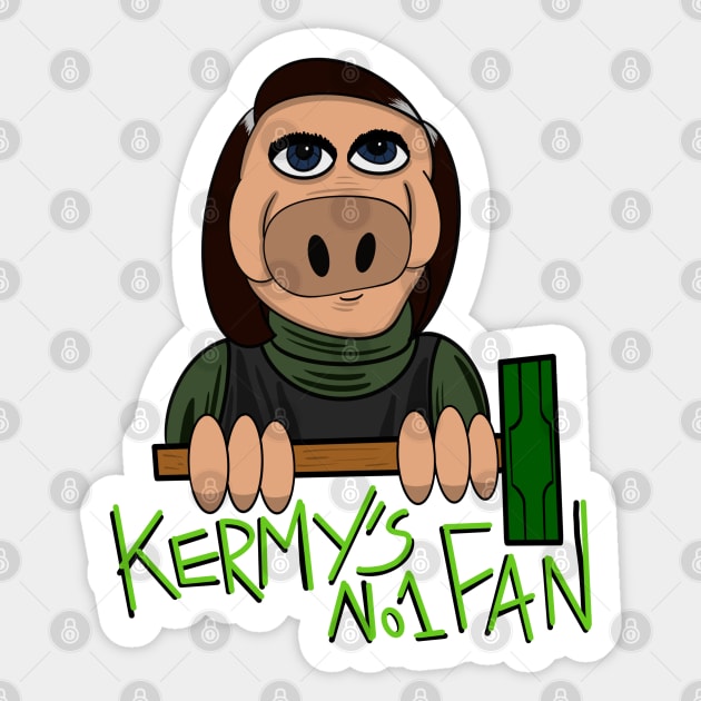 Kermy’s No.1 Fan Sticker by Jamie Collins